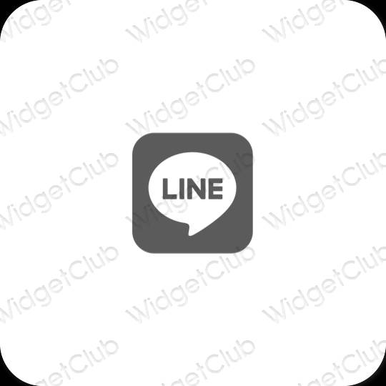 Естетични LINE икони на приложения