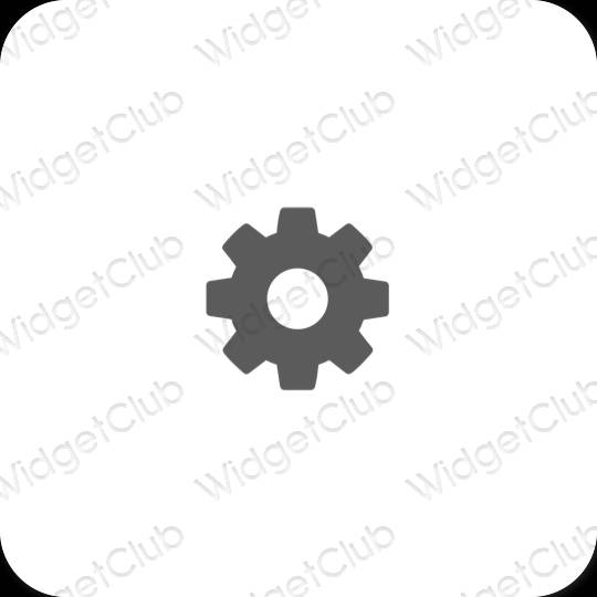 Ästhetische Settings App-Symbole