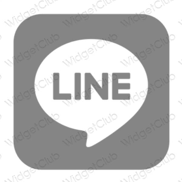 Æstetiske LINE app-ikoner