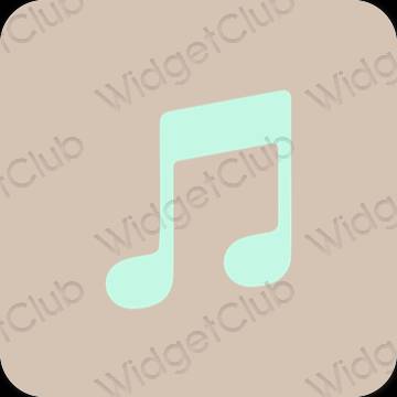 Estetico beige amazon music icone dell'app