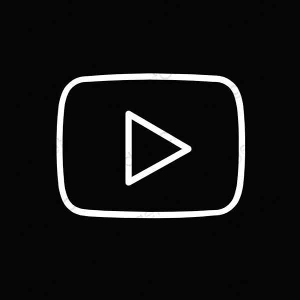 Æstetiske Youtube app-ikoner