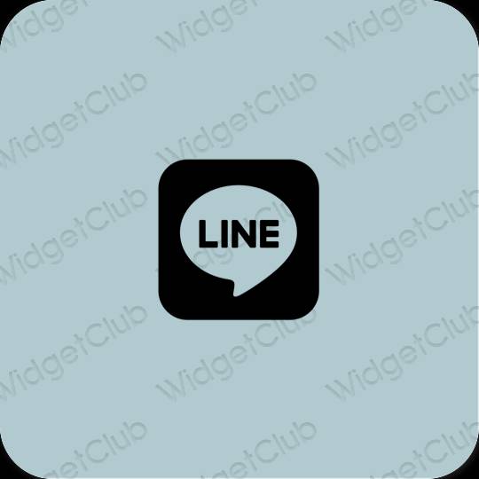 Естетске LINE иконе апликација