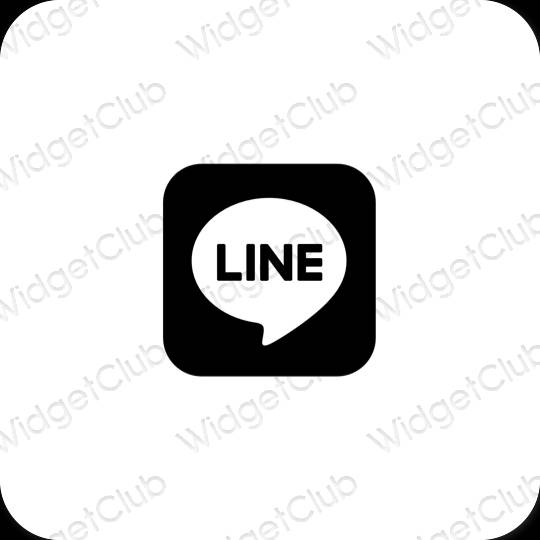 جمالية LINE أيقونات التطبيقات