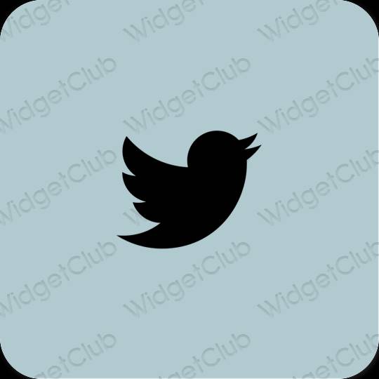 Æstetiske Twitter app-ikoner