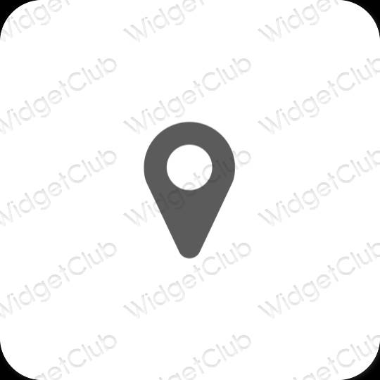 Icone delle app Google Map estetiche