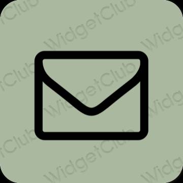 Icônes d'application Mail esthétiques