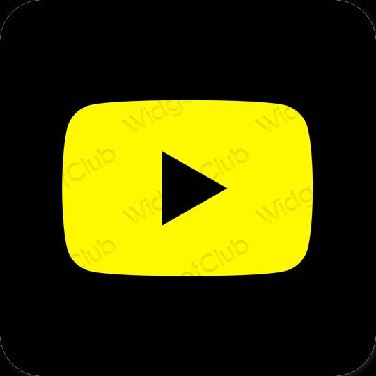 Esthetische Youtube app-pictogrammen