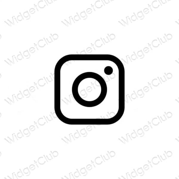 Æstetiske Instagram app-ikoner