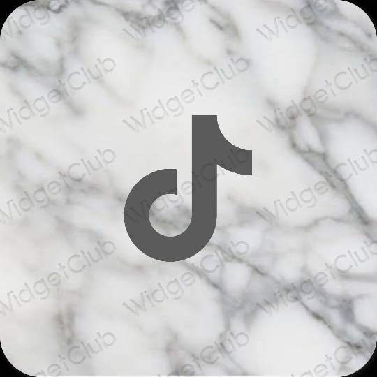 Icônes d'application TikTok esthétiques