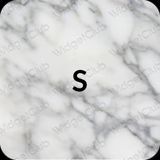 Estético gris SHEIN iconos de aplicaciones