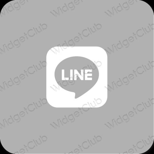 Естетске LINE иконе апликација