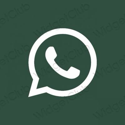 Estética WhatsApp ícones de aplicativos