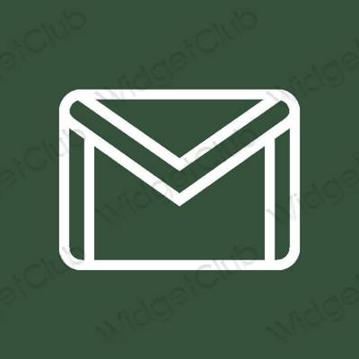 Estética Gmail ícones de aplicativos