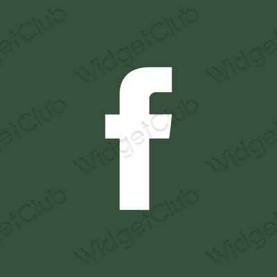 Aesthetic Facebook app icons