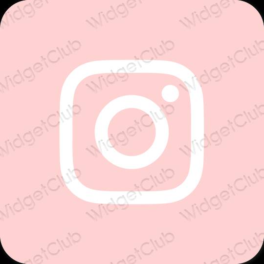 Thẩm mỹ Hồng Instagram biểu tượng ứng dụng