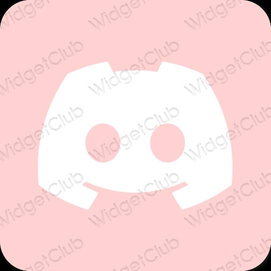 Estetico rosa discord icone dell'app