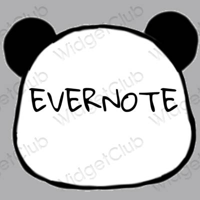 Esteetilised Evernote rakenduste ikoonid