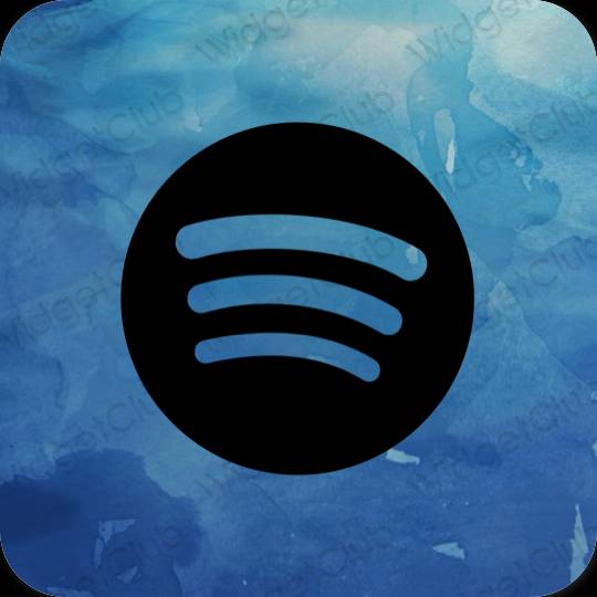 Esthetische Spotify app-pictogrammen