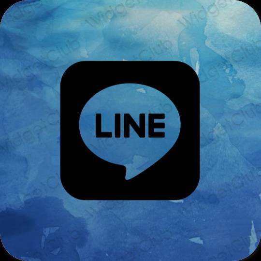 Estetske LINE ikone aplikacija