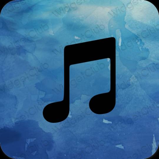 Estetické ikony aplikací Apple Music