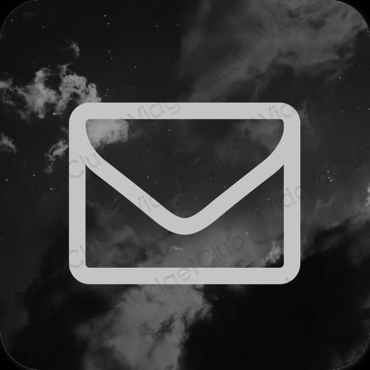 Estetis Abu-abu Gmail ikon aplikasi