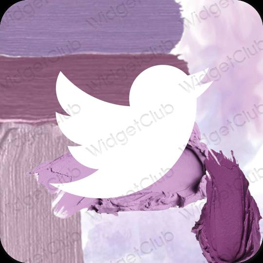 Icone delle app Twitter estetiche