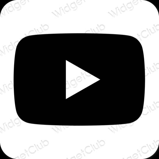 Æstetiske Youtube app-ikoner