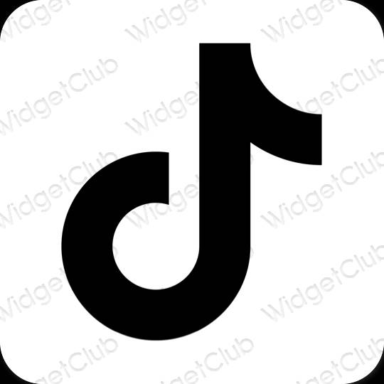 نمادهای برنامه زیباشناسی TikTok