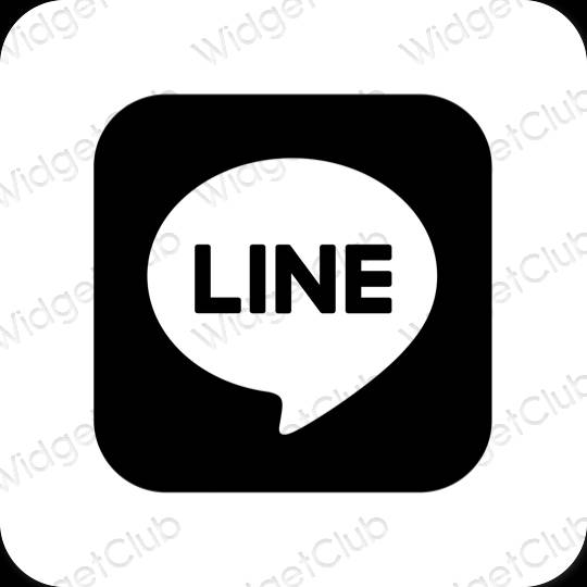 Ästhetische LINE App-Symbole