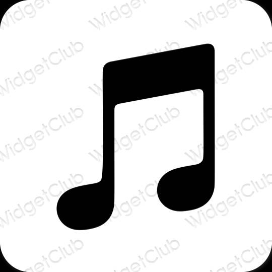 Ästhetische Apple Music App-Symbole