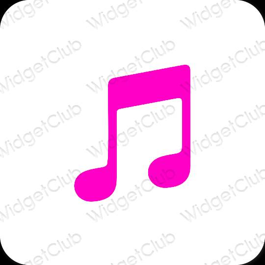 Esteetilised Apple Music rakenduste ikoonid