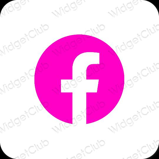 Icone delle app Facebook estetiche