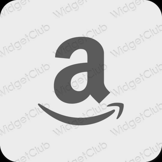 Estetsko siva Amazon ikone aplikacij