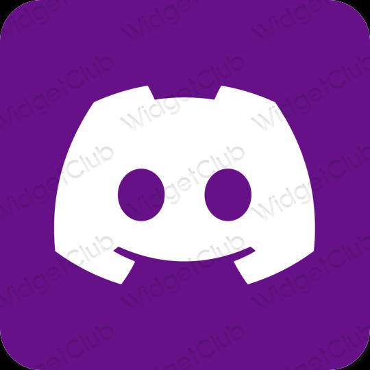 Ästhetisch Violett discord App-Symbole