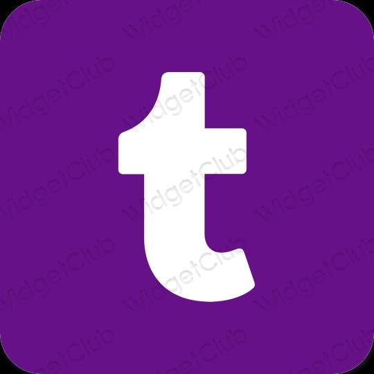 Estético púrpura Tumblr iconos de aplicaciones