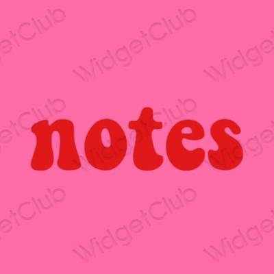 Esztétikus Notes alkalmazásikonok