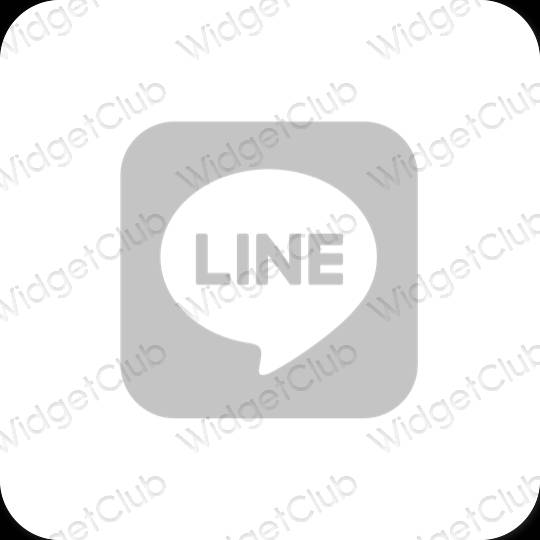 Esthetische LINE app-pictogrammen