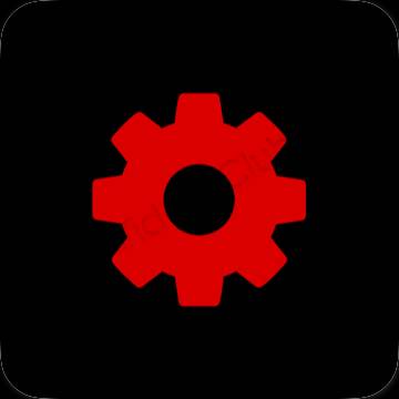 Esthetische Settings app-pictogrammen