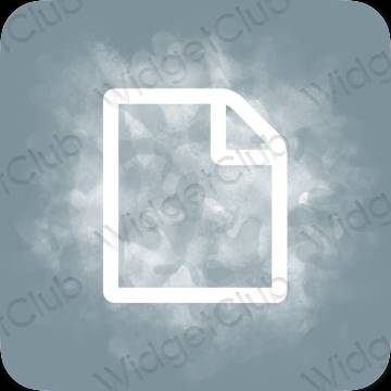 Esthetische Notes app-pictogrammen