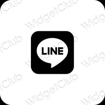 Esthetische LINE app-pictogrammen