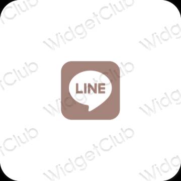 រូបតំណាងកម្មវិធី LINE សោភ័ណភាព