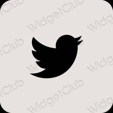 Естетични Twitter икони на приложения