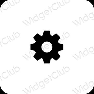 Esthetische Settings app-pictogrammen