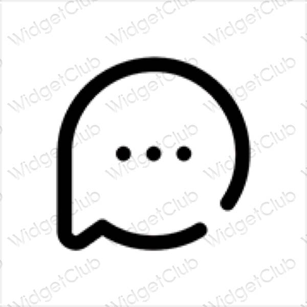 Esthetische Messages app-pictogrammen