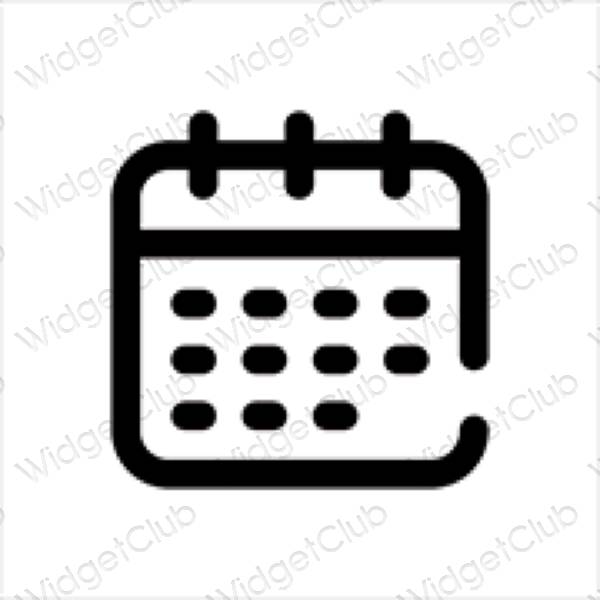 Biểu tượng ứng dụng Calendar thẩm mỹ