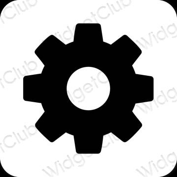 Ästhetische Settings App-Symbole