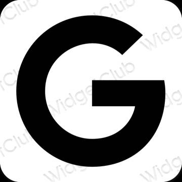 Esthetische Google app-pictogrammen