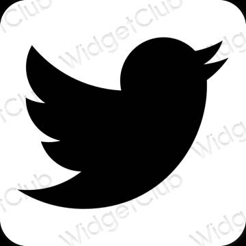 Icone delle app Twitter estetiche