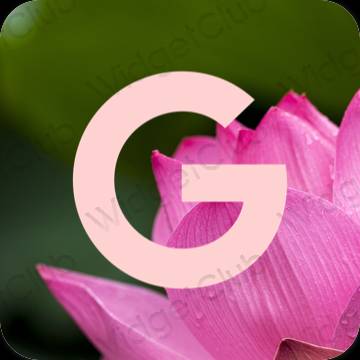 Esthetische Google app-pictogrammen