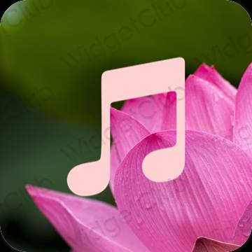 រូបតំណាងកម្មវិធី Apple Music សោភ័ណភាព